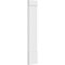 Ekena Millwork Plain PVC Pilaster w/Standard Capital & Base, 12"W x 60"H x 2"P PILP12X060SM01-2 - alternate 3